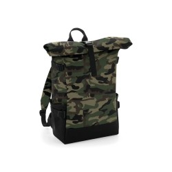 Block Roll-Top Backpack