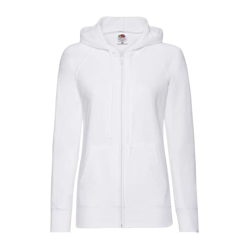 Ladies Lightweight Hooded Sweat Jacket