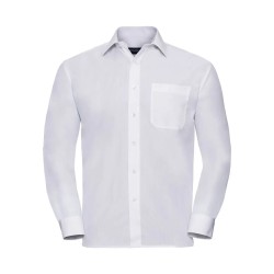 Men's Long Sleeve PolyCotton Poplin Shirt
