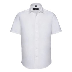Men's Short Sleeve Easy Care Fitted Shirt