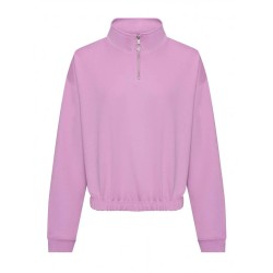 Womenâs Cropped Â½ Zip Sweat