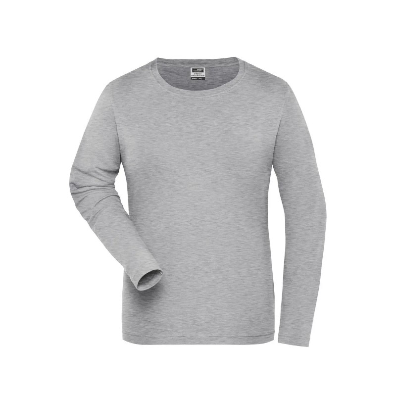Ladies' Bio Stretch-Longsleeve Work - Solid