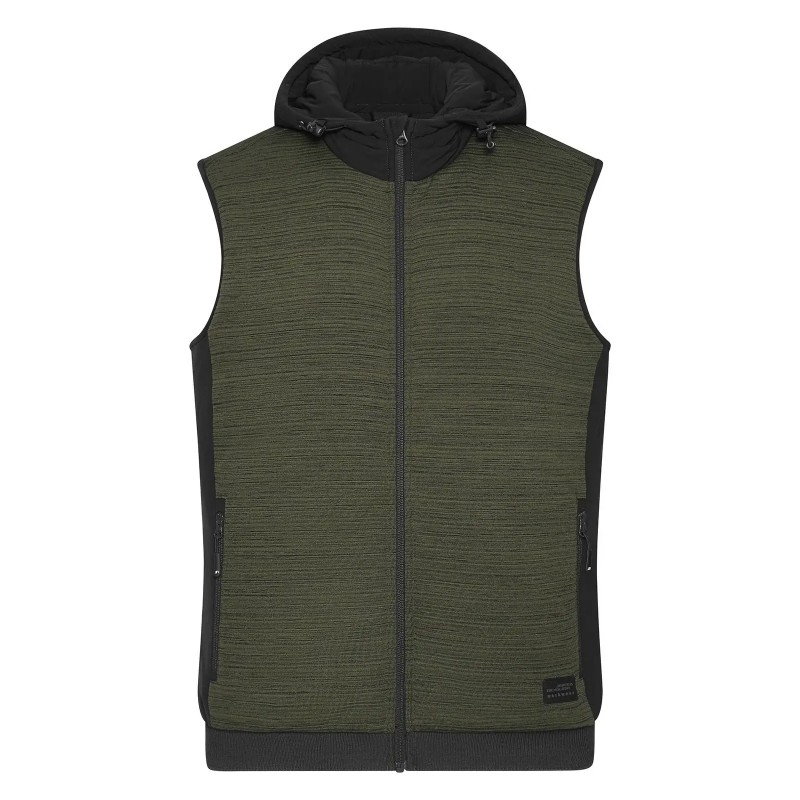 Menâs Padded Hybrid Vest