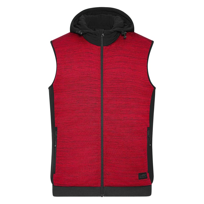 Menâs Padded Hybrid Vest