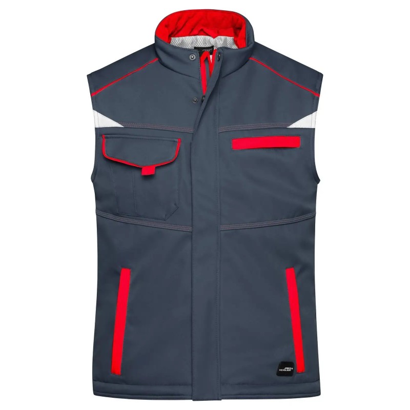 Workwear Softshell Padded Vest - Color