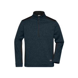 Men's Knitted Workwear Fleece Half-Zip - Strong