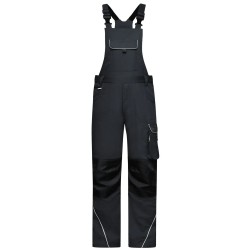 Workwear Pants With Bib - Solid