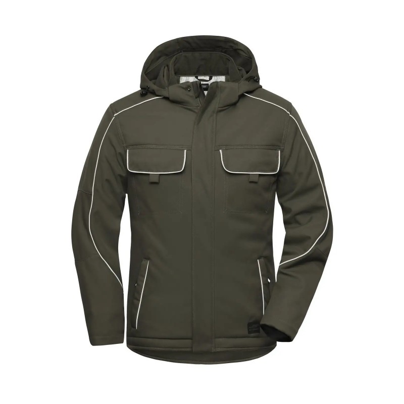 Workwear Softshell Padded Jacket - Solid