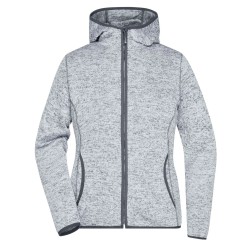 Ladies' Knitted Fleece Hoody