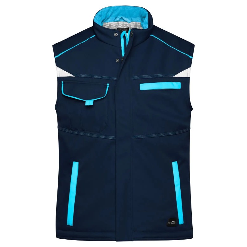 Workwear Softshell Padded Vest - Color