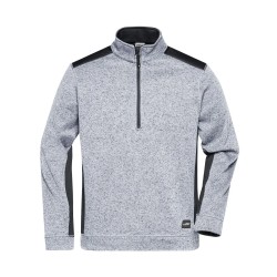 Men's Knitted Workwear Fleece Half-Zip - Strong