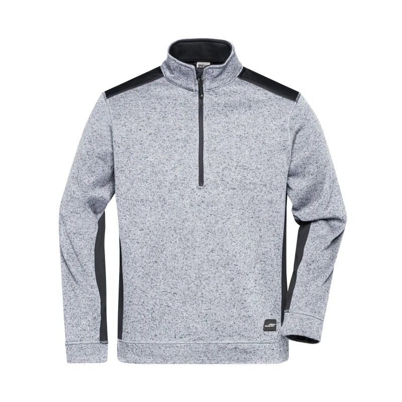 Men's Knitted Workwear Fleece Half-Zip - Strong