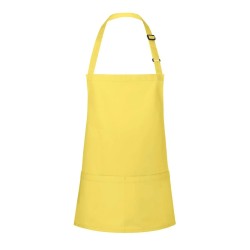 Short Bib Apron Basic With Buckle And Pocket