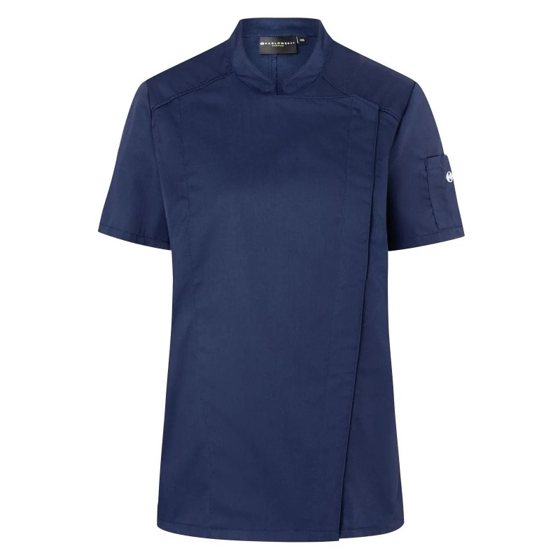 Short-Sleeve Ladiesâ Chef Jacket Modern-Look