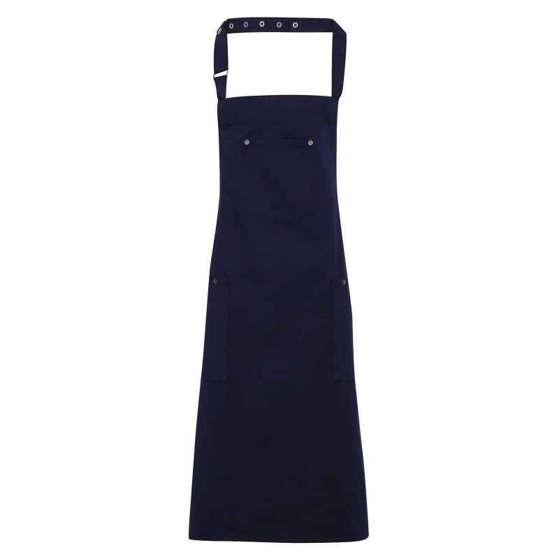 Cotton Chino Bib Apron