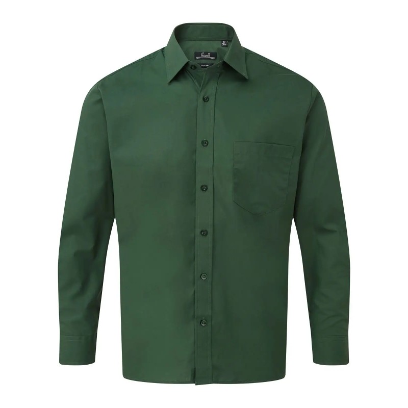 Men's Long Sleeve Poplin Shirt