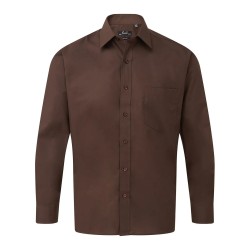 Men's Long Sleeve Poplin Shirt