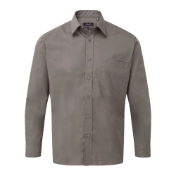 Men's Long Sleeve Poplin Shirt