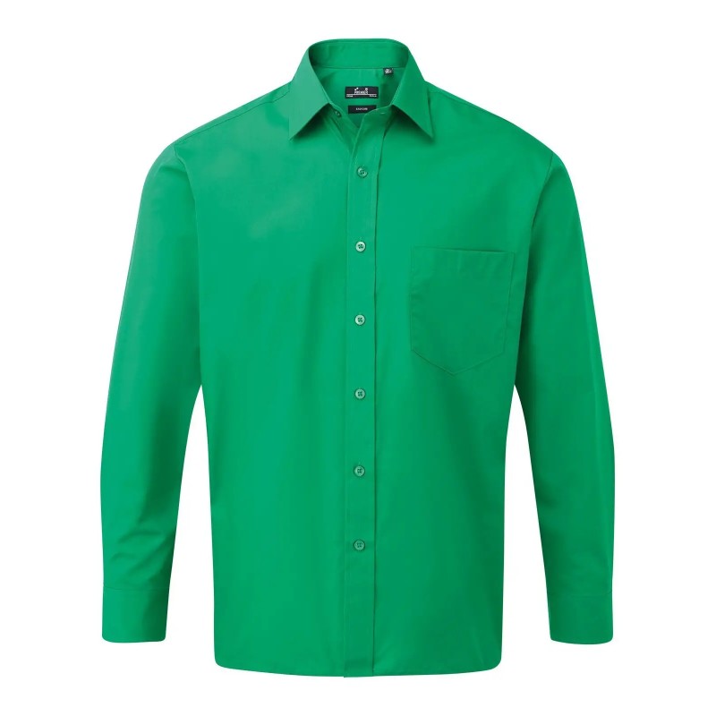Men's Long Sleeve Poplin Shirt