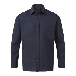 Men's Long Sleeve Poplin Shirt