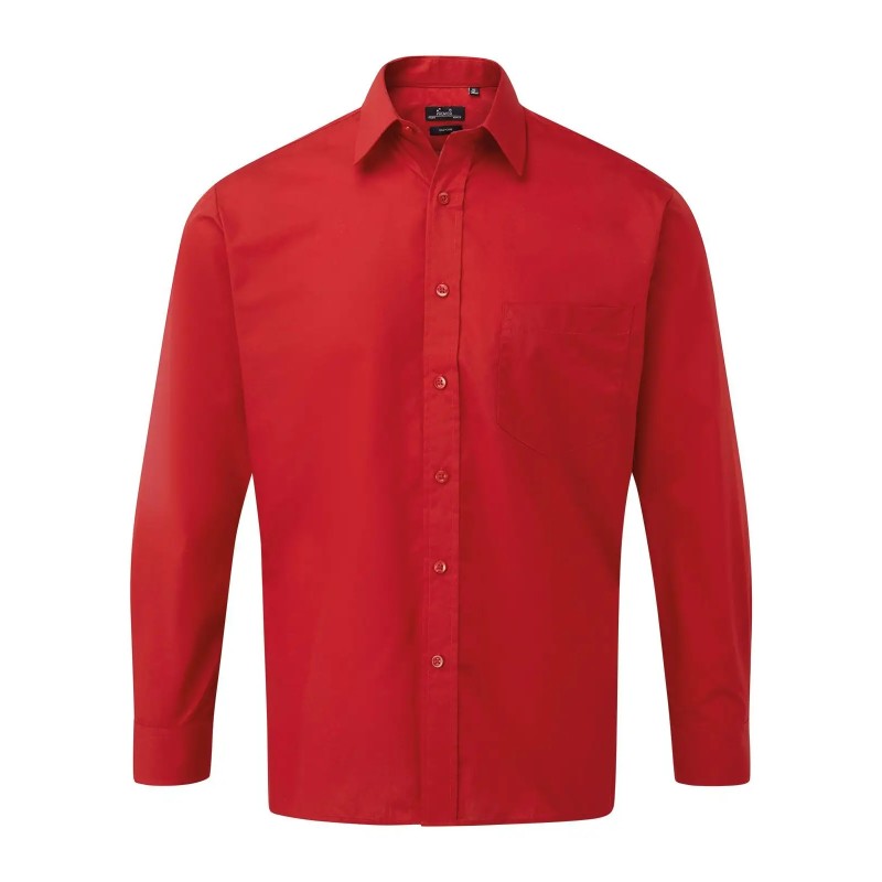 Men's Long Sleeve Poplin Shirt