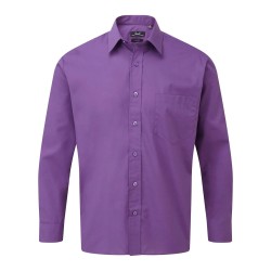 Men's Long Sleeve Poplin Shirt