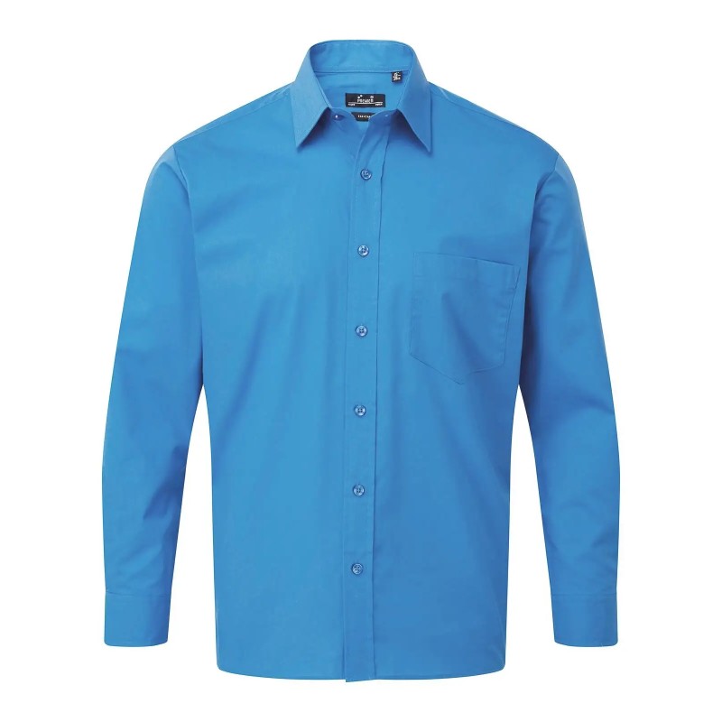 Men's Long Sleeve Poplin Shirt
