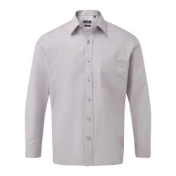 Men's Long Sleeve Poplin Shirt