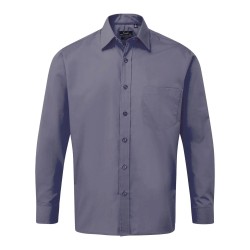 Men's Long Sleeve Poplin Shirt