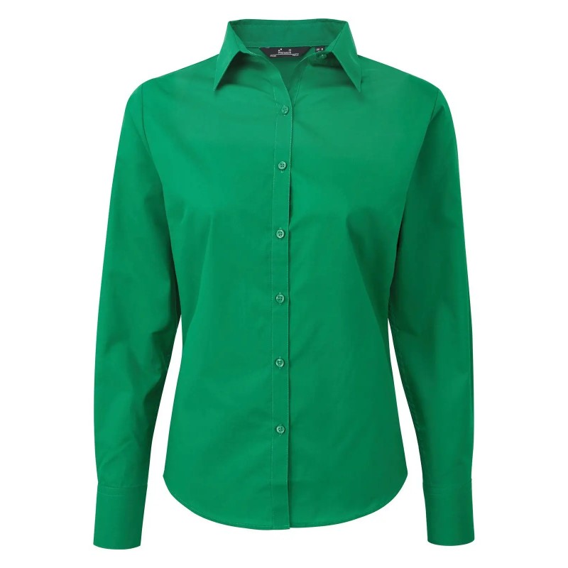 Poplin Long Sleeve Blouse