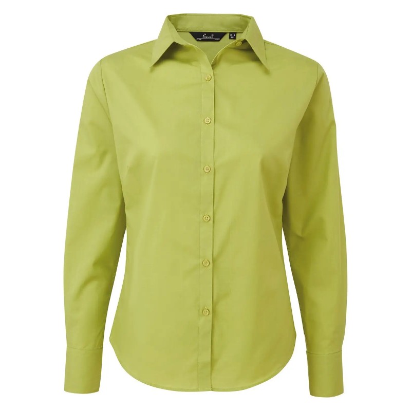 Poplin Long Sleeve Blouse