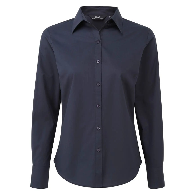 Poplin Long Sleeve Blouse