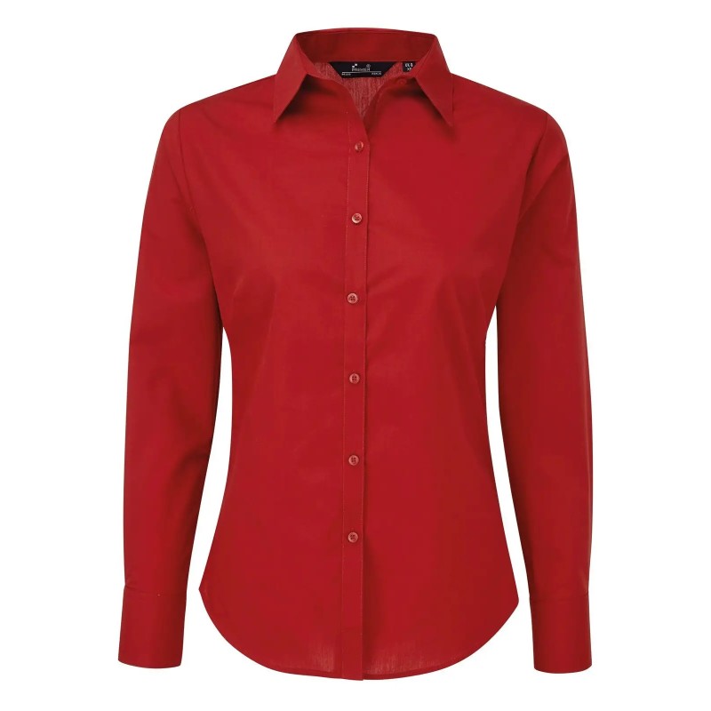 Poplin Long Sleeve Blouse
