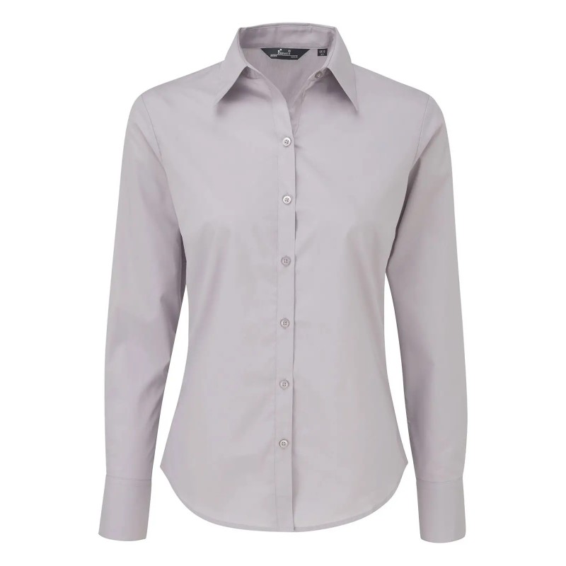Poplin Long Sleeve Blouse