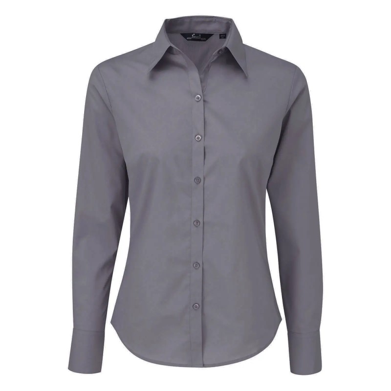 Poplin Long Sleeve Blouse