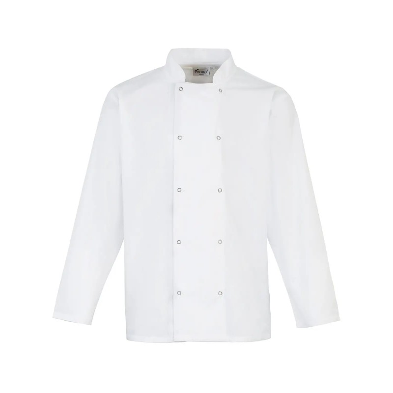 Long Sleeve Press Stud Chef'âs Jacket