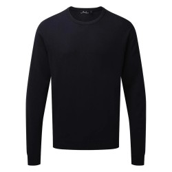 Men's Crew Neck Cotton Rich Knitted Sweater