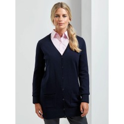 Ladiesâ Log Length Knitted Cardigan