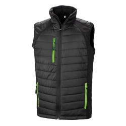 Black Compass Padded Softshell Gilet