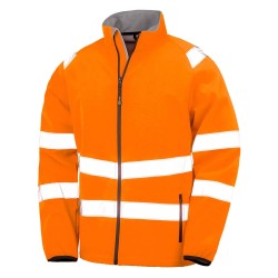 Recycled printable safety softshell