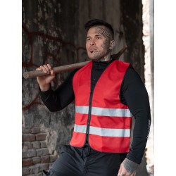 Korntex Safety Vest with Zipper   Cologne