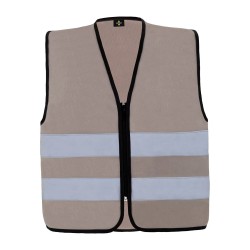 Korntex Safety Vest with Zipper   Cologne