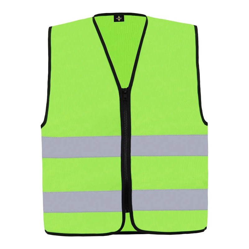 Korntex Safety Vest with Zipper   Cologne